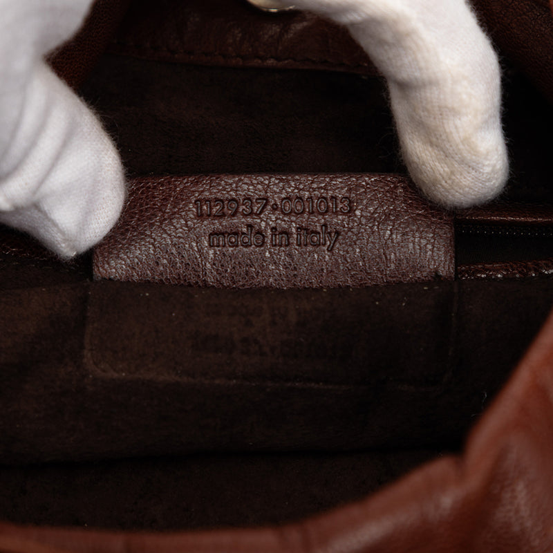 Leather Nadja Rose Petal Shoulder Bag - Image 6