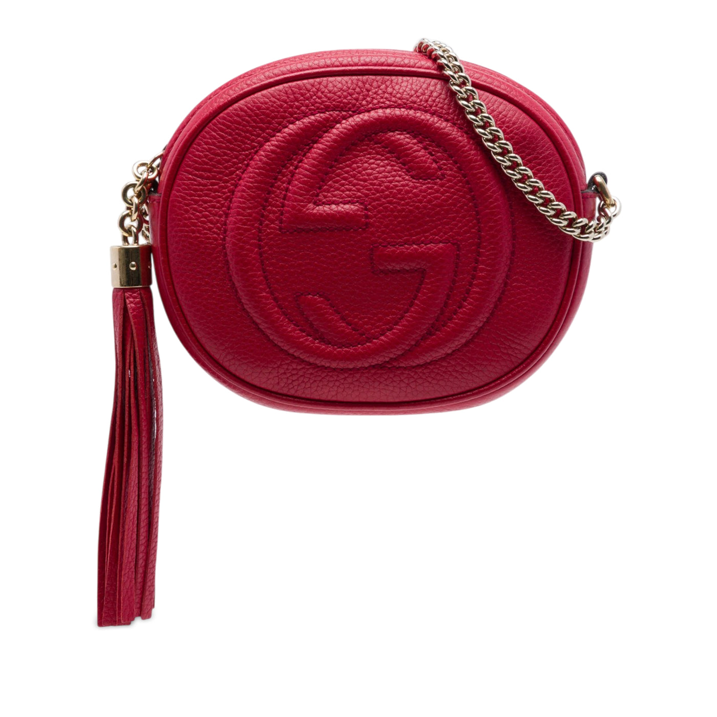 Mini Pebbled Calfskin Soho Chain Crossbody - Image 1