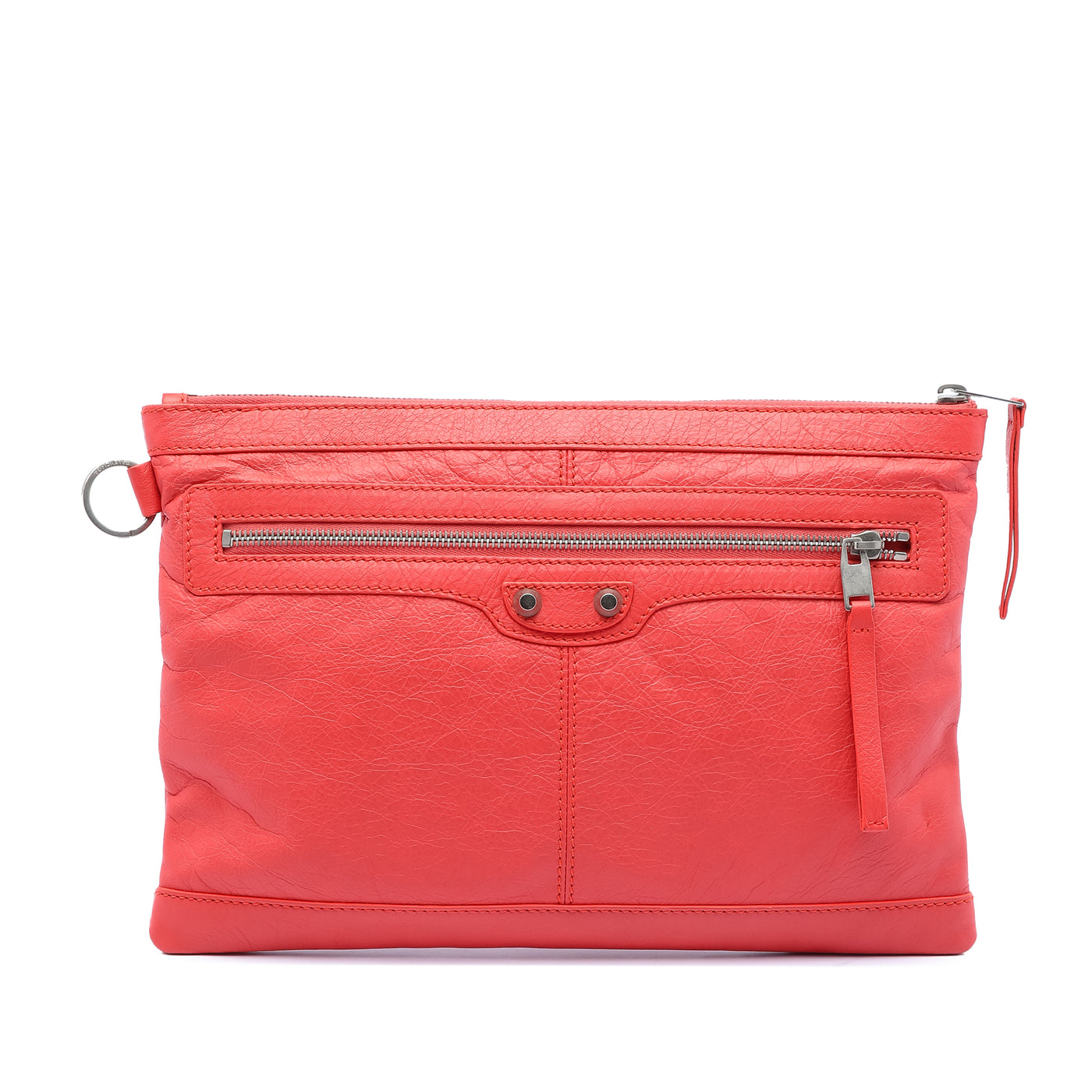 Lambskin Motocross Classic Clip M Clutch - Image 1