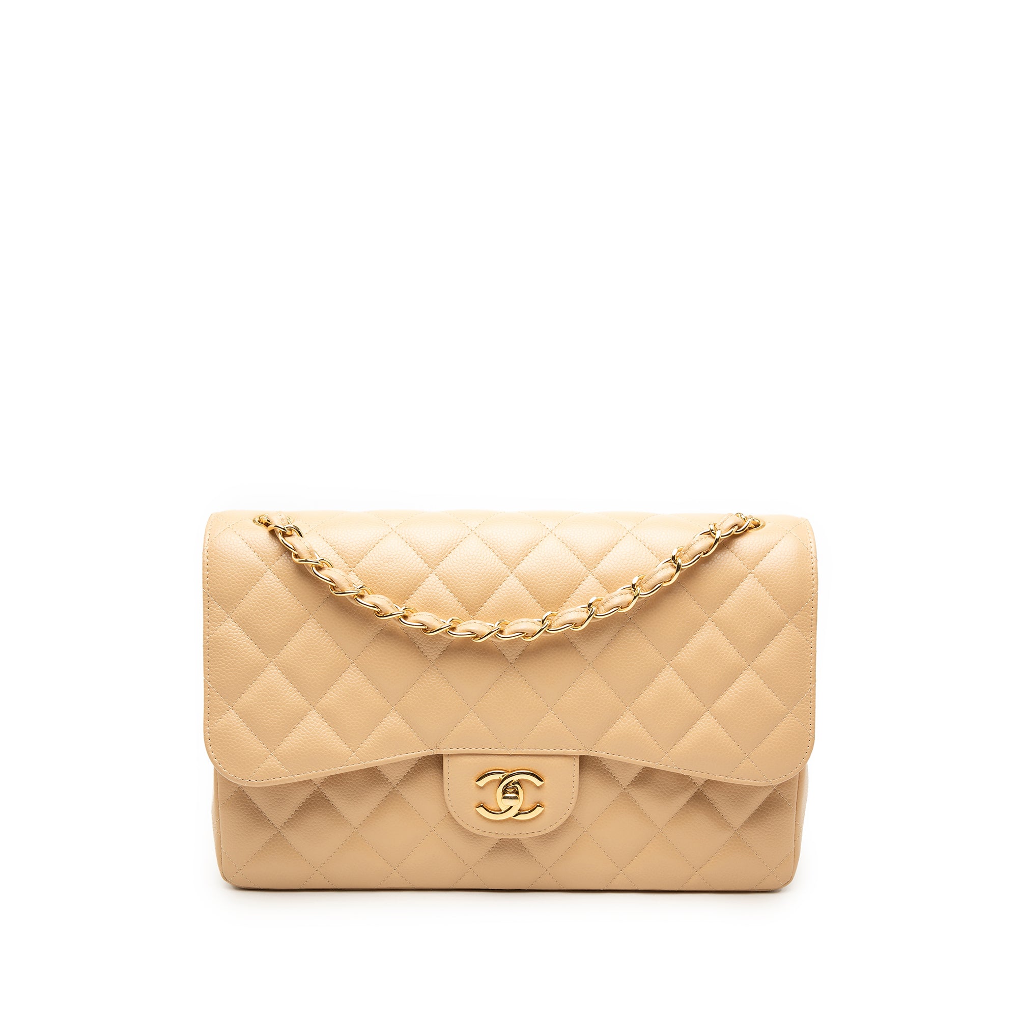 Jumbo Classic Caviar Double Flap - Image 1