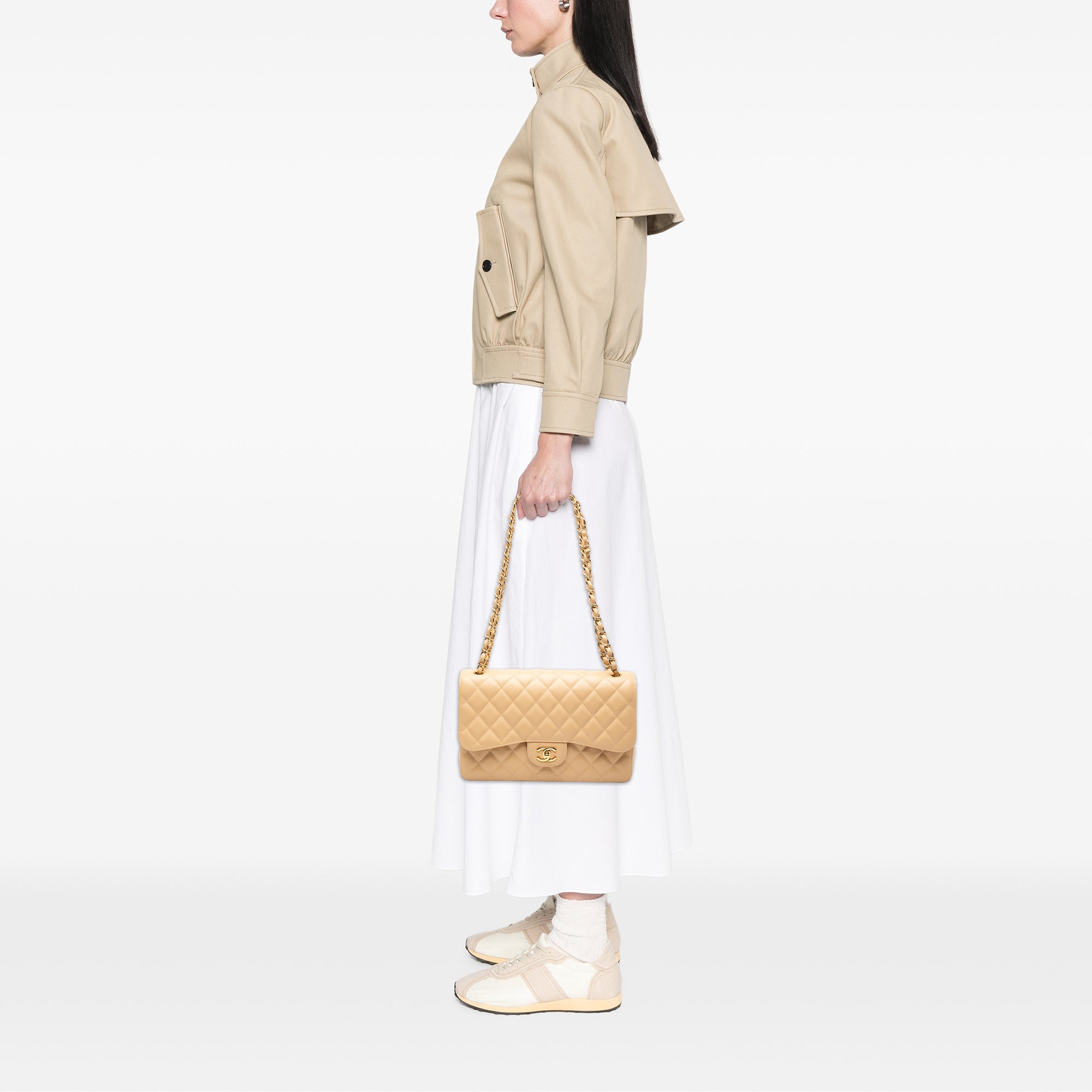 Jumbo Classic Caviar Double Flap - Image 7