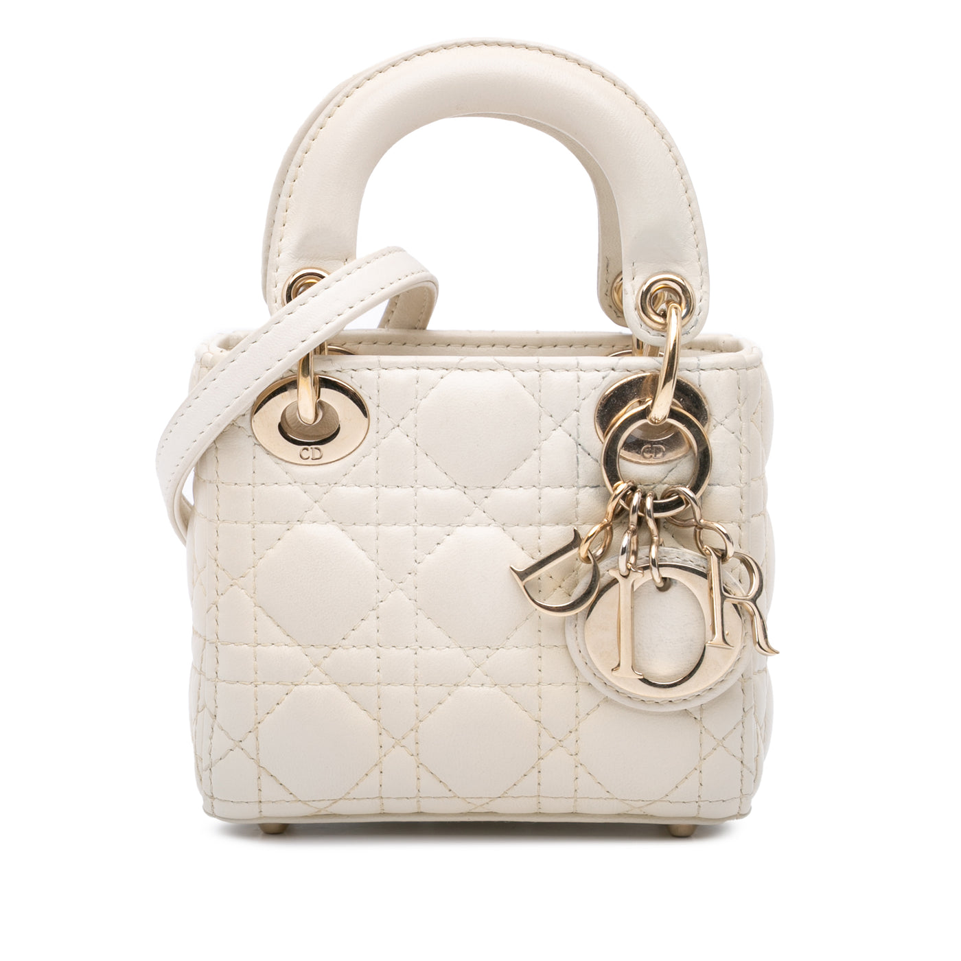 Micro Lambskin Cannage Lady Dior - Image 1