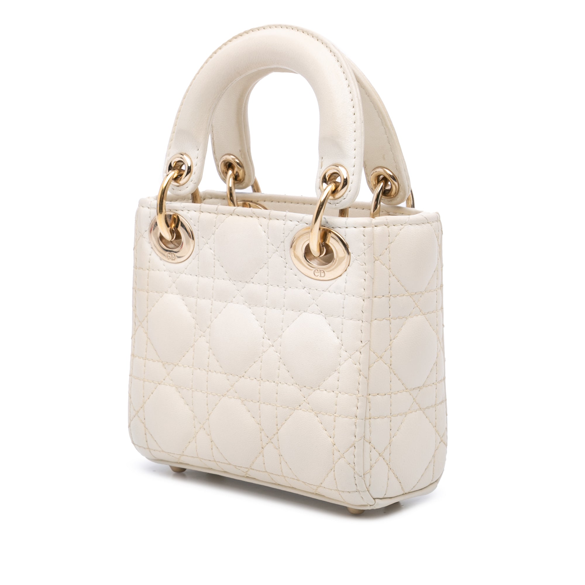 Micro Lambskin Cannage Lady Dior - Image 2