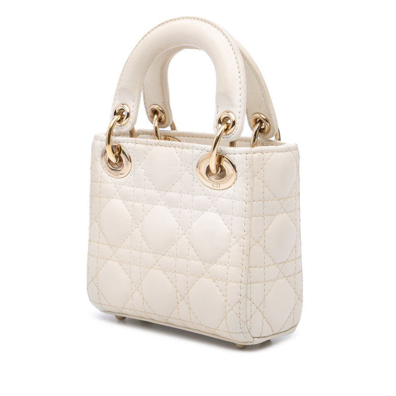 Micro Lambskin Cannage Lady Dior - Image 2