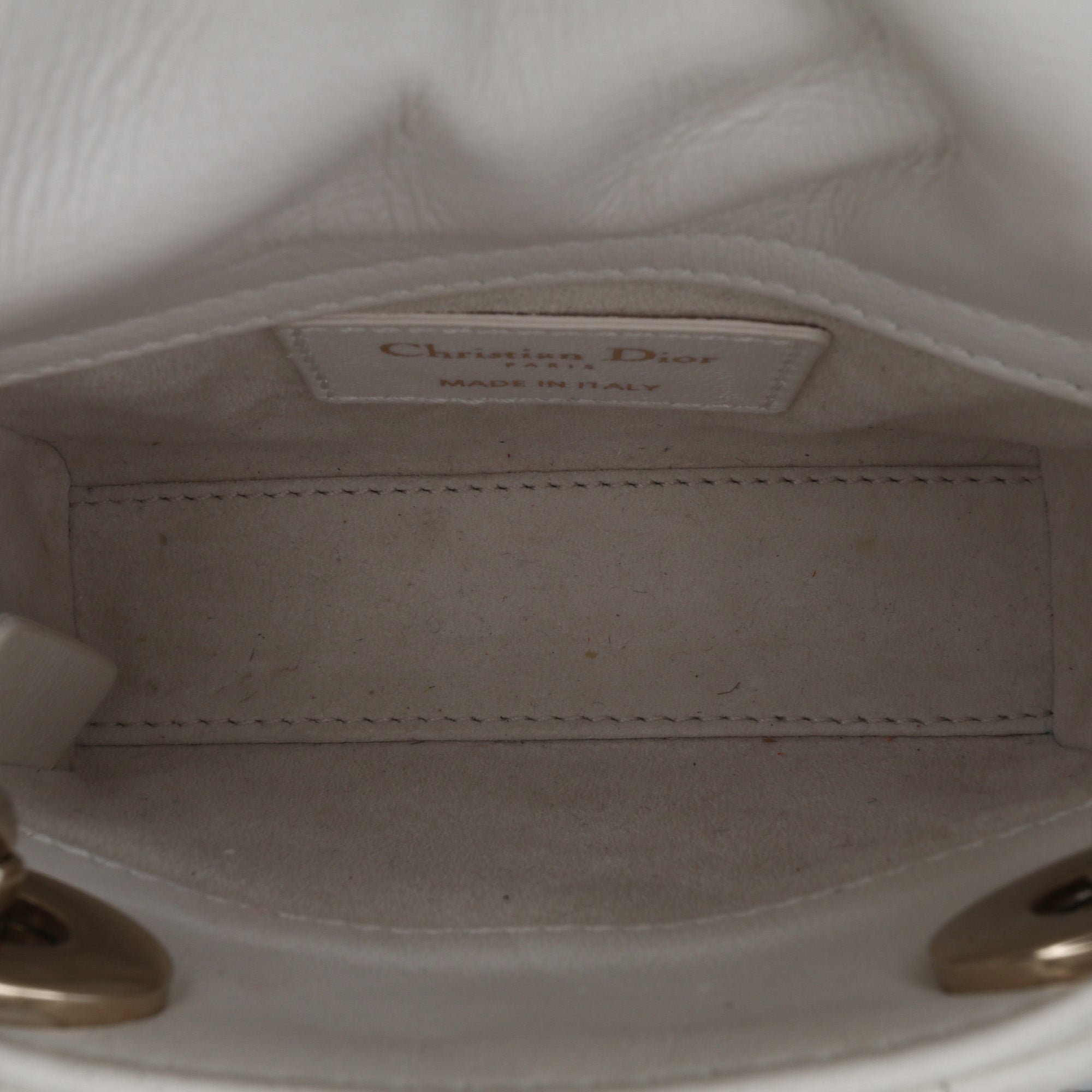 Micro Lambskin Cannage Lady Dior - Image 4