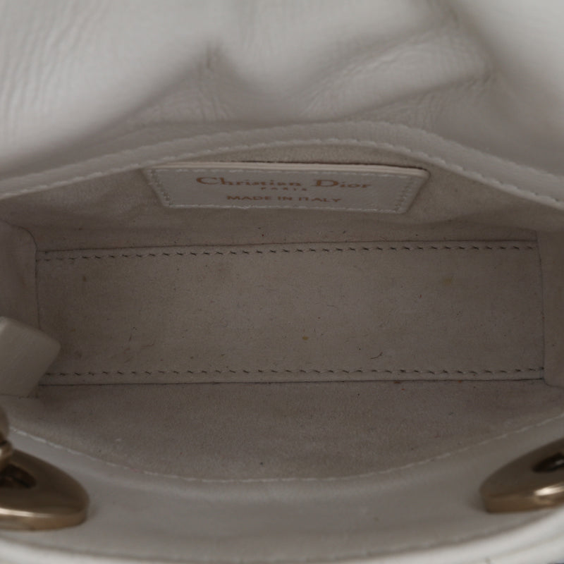 Micro Lambskin Cannage Lady Dior - Image 4