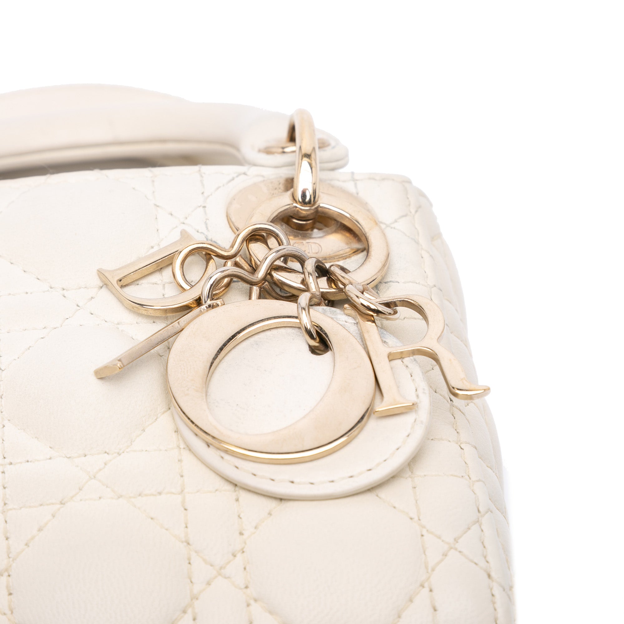 Micro Lambskin Cannage Lady Dior - Image 7