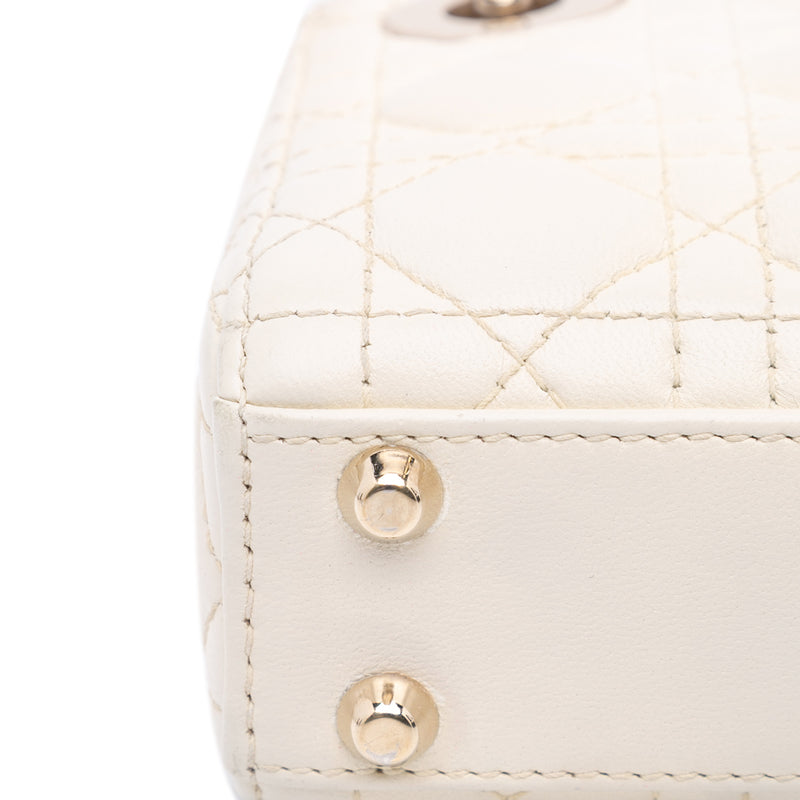 Micro Lambskin Cannage Lady Dior - Image 8