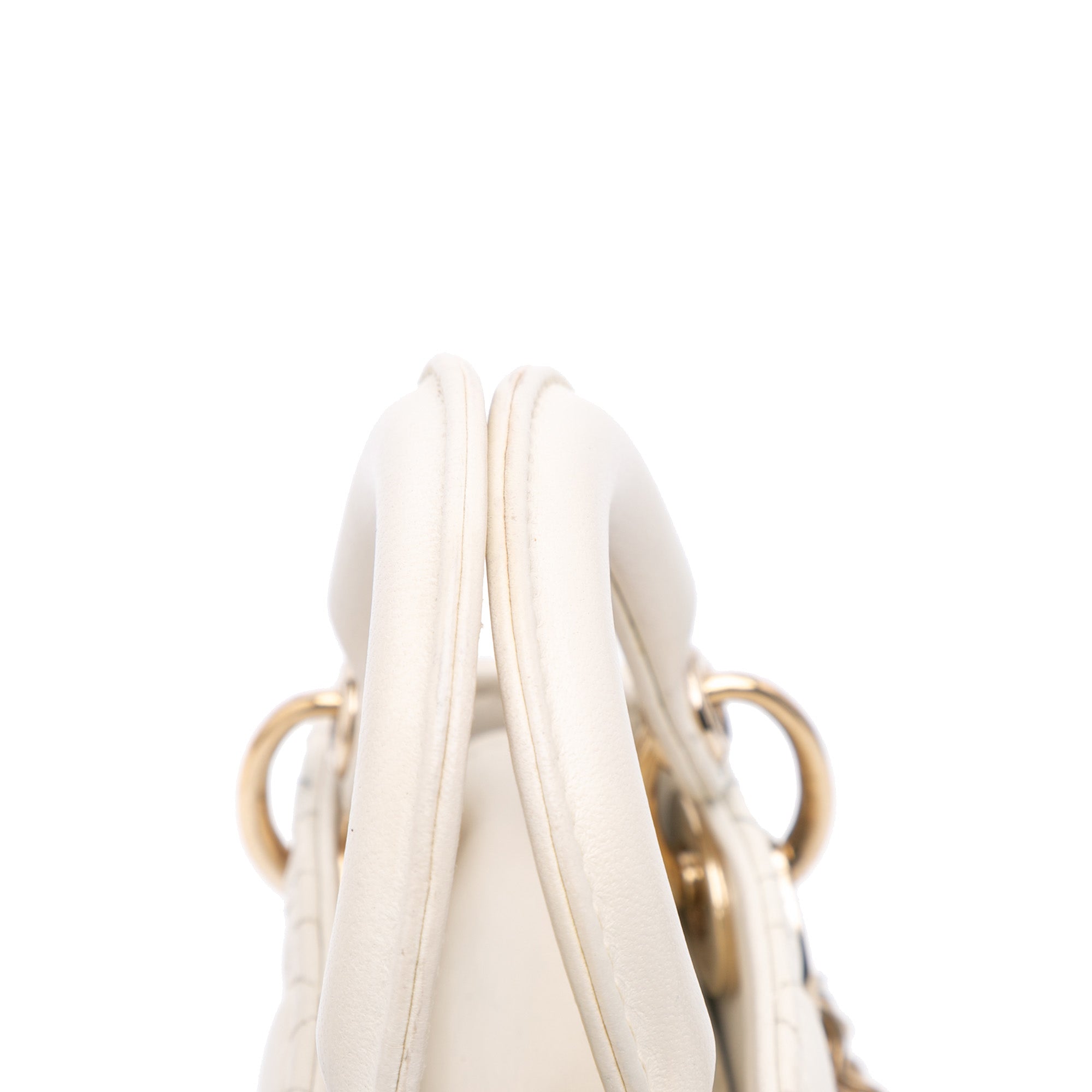 Micro Lambskin Cannage Lady Dior - Image 9