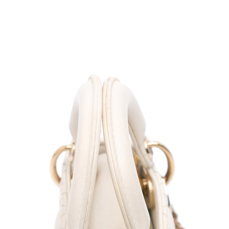 Micro Lambskin Cannage Lady Dior - Image 9