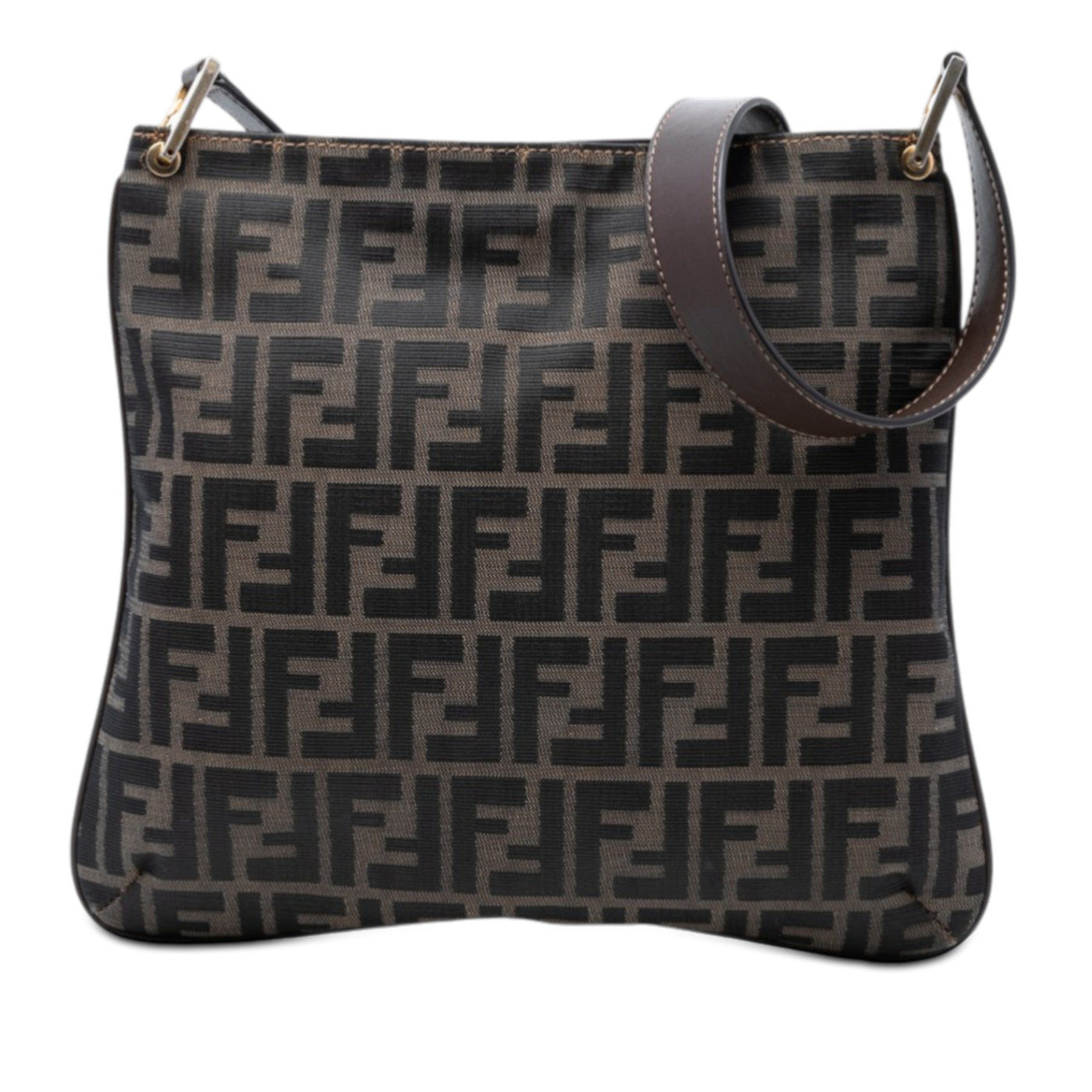Zucca Coated Canvas Shoulder Bag - Image 1