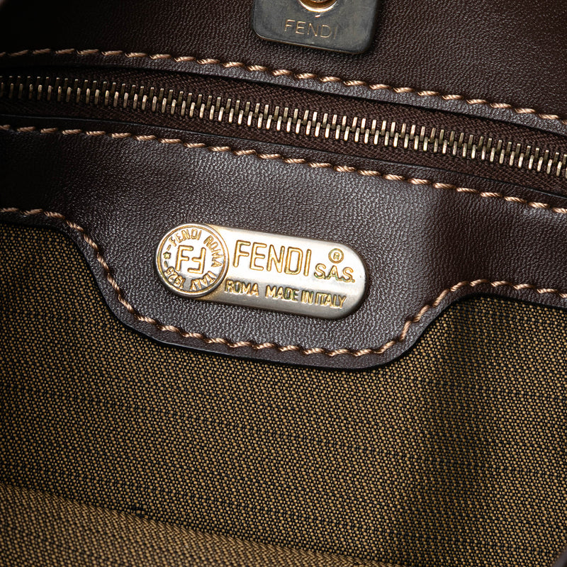 Zucca Coated Canvas Shoulder Bag - Image 5