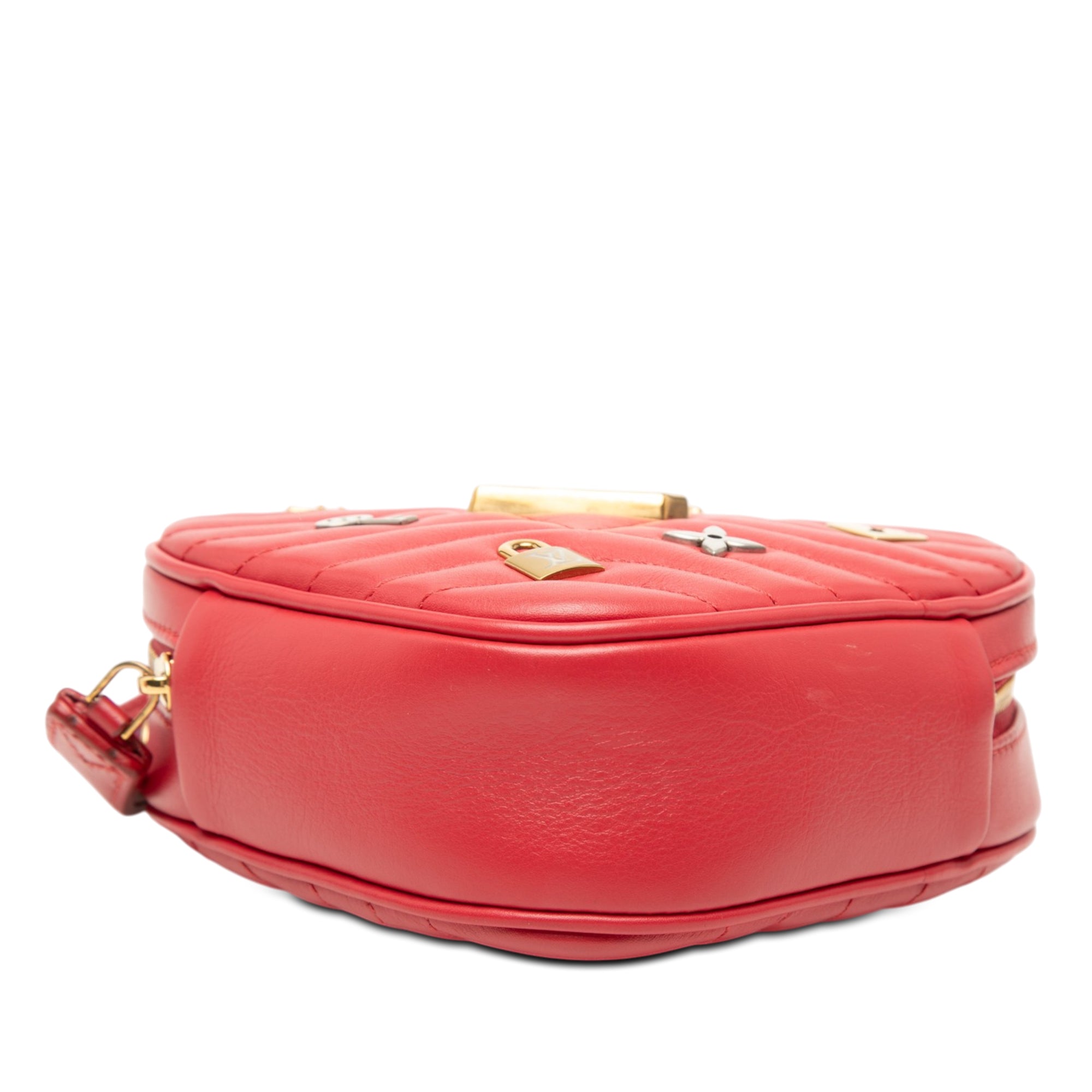 Calfskin Embellished New Wave Love Lock Crossbody - Image 3
