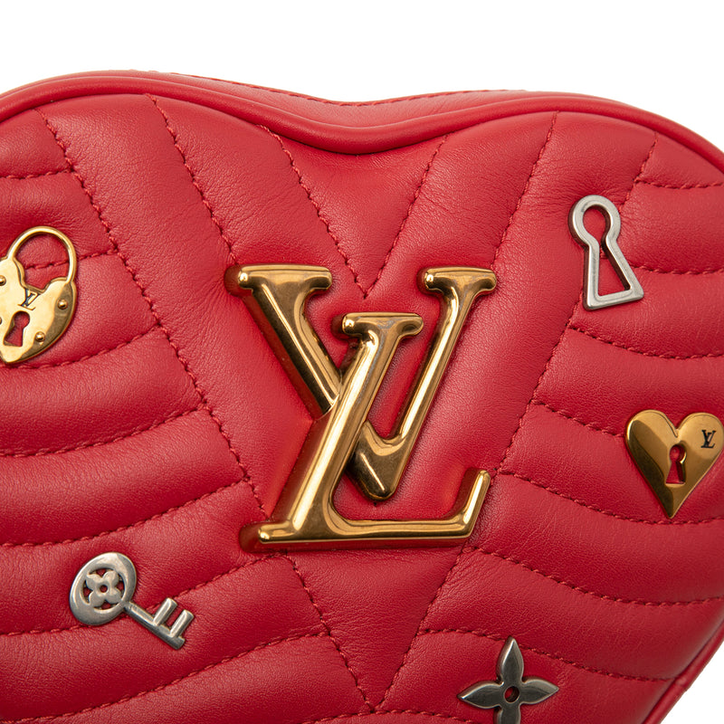 Calfskin Embellished New Wave Love Lock Crossbody - Image 7