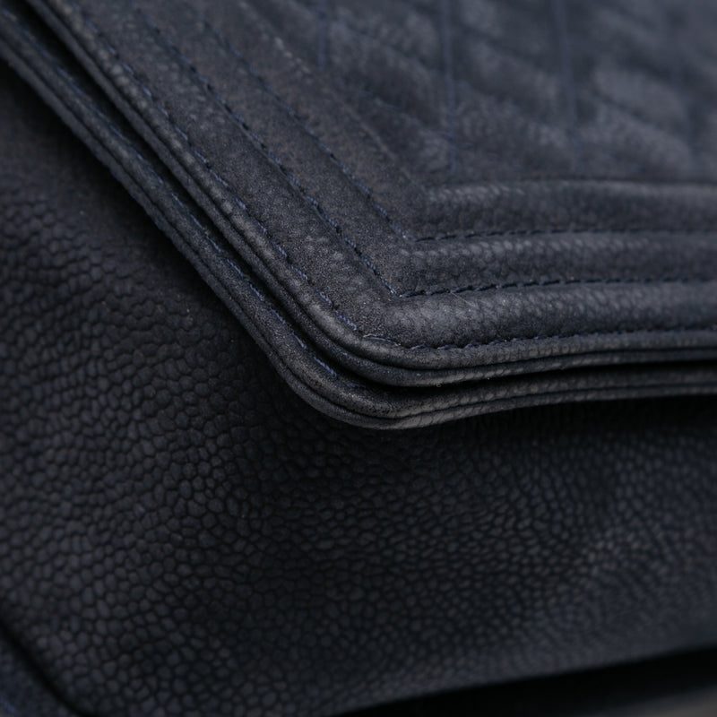 Large Iridescent Quilted Caviar Boy Flap - Image 7