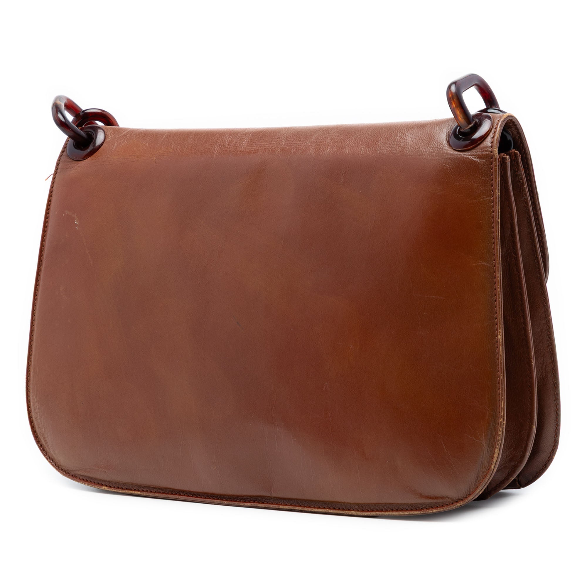 Goatskin Madras Swing Chain Shoulder Bag - Image 2