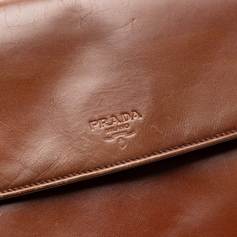 Goatskin Madras Swing Chain Shoulder Bag - Image 5