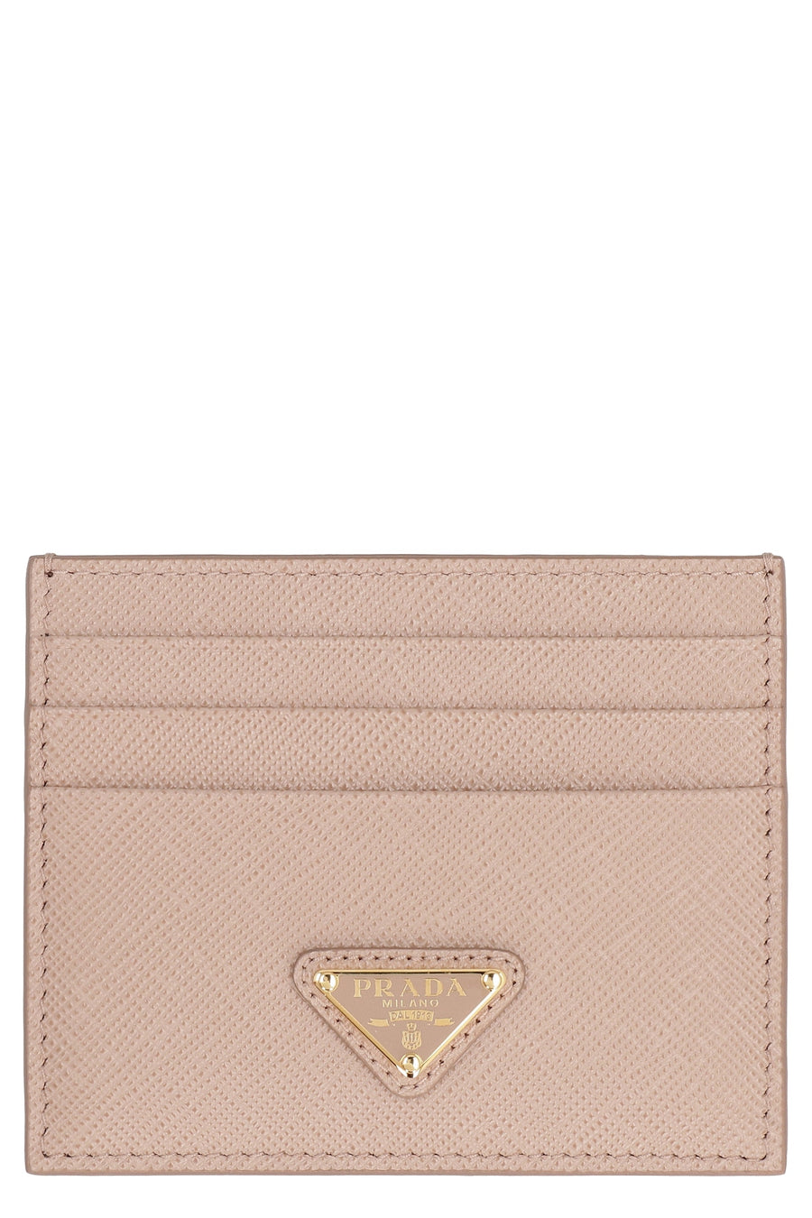 Prada Saffiano Calfskin Card Case — Pink Calf Wallets & Purses