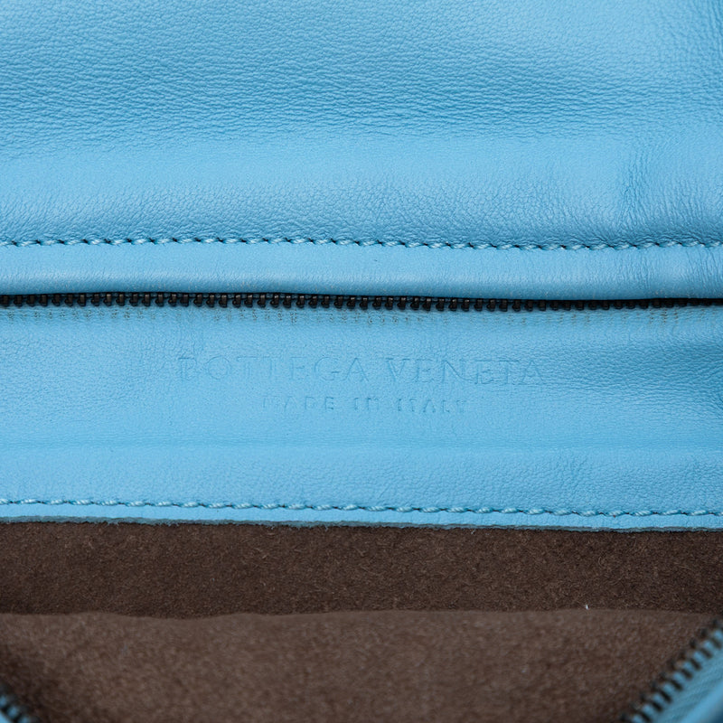 Nappa Intrecciato Turn Lock Clutch - Image 5