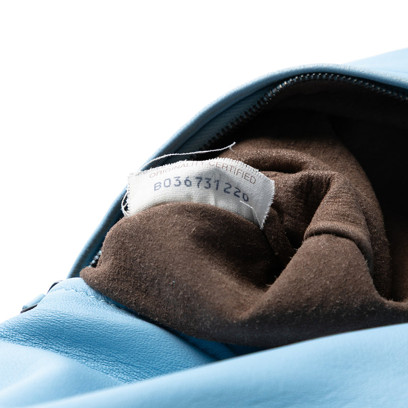 Nappa Intrecciato Turn Lock Clutch - Image 6