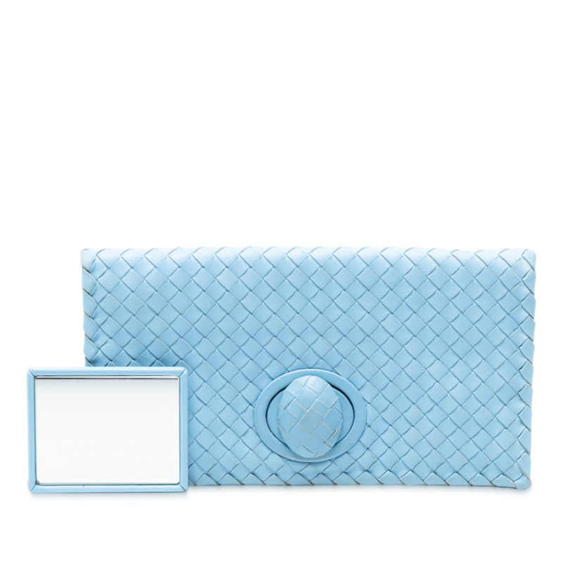 Nappa Intrecciato Turn Lock Clutch - Image 8