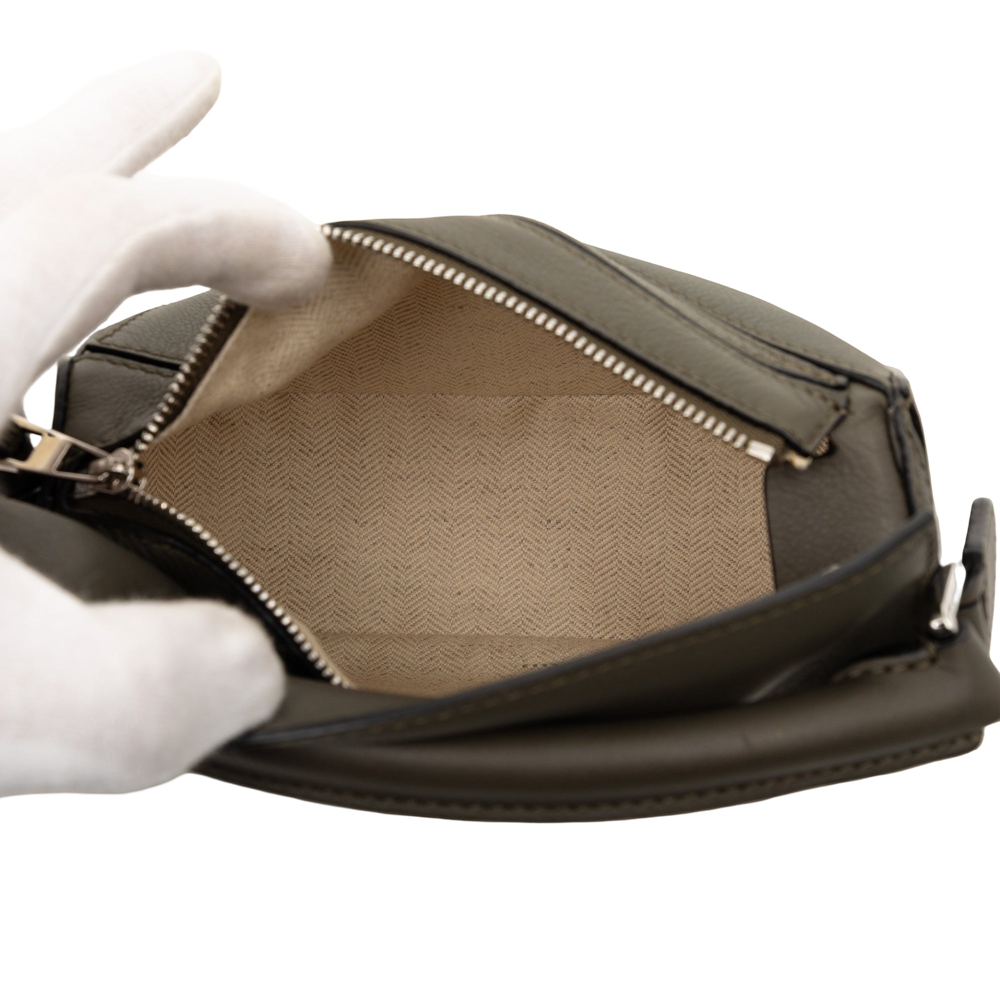 Mini Calfskin Puzzle Satchel - Image 4