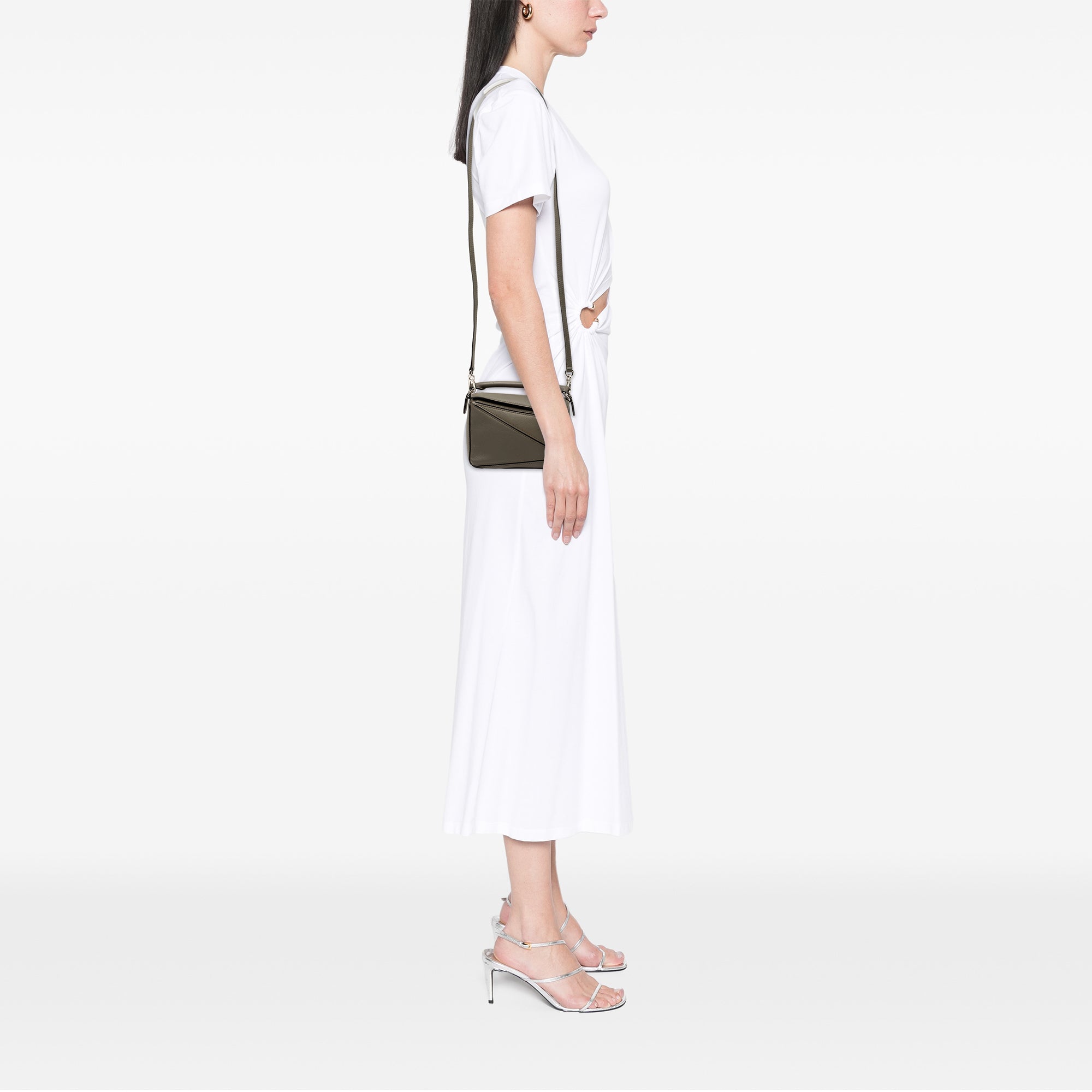 Mini Calfskin Puzzle Satchel - Image 7