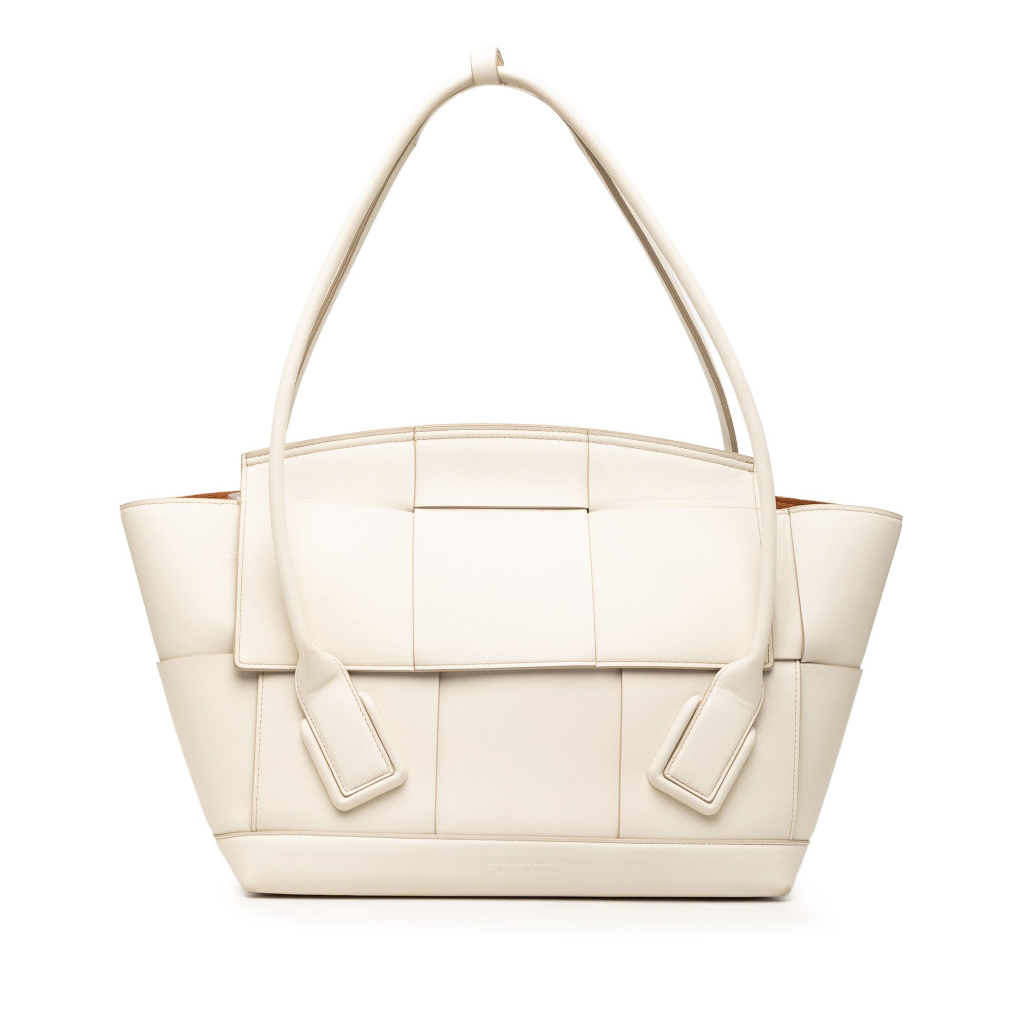 Medium Calfskin Maxi Intrecciato Arco Tote - Image 1