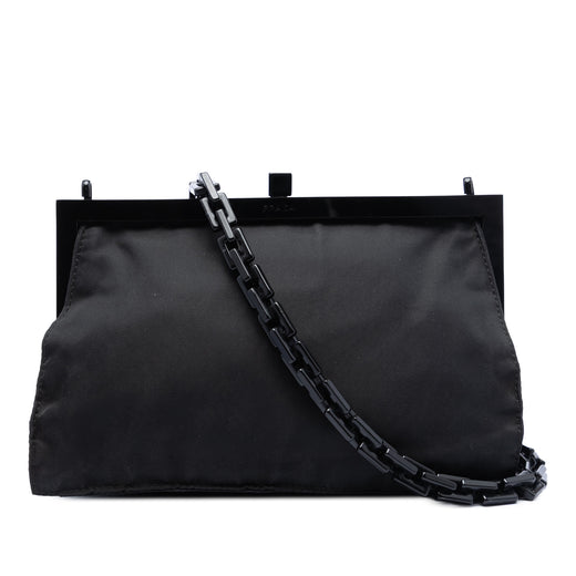 Tessuto Kisslock Frame Chain Crossbody - Image 1