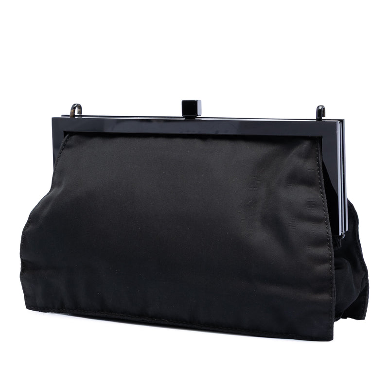 Tessuto Kisslock Frame Chain Crossbody - Image 2