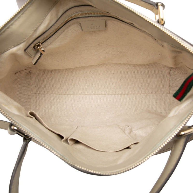 GG Canvas Web Mayfair Satchel - Image 4