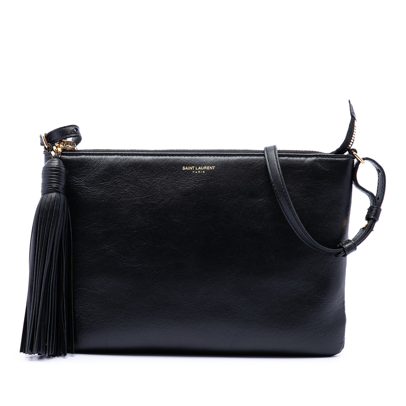 Leather Teen Monogram Crossbody - Image 1