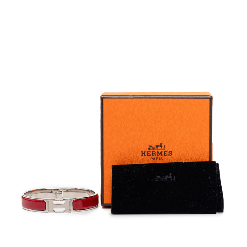 Narrow Enamel Clic H Bracelet PM - Image 6