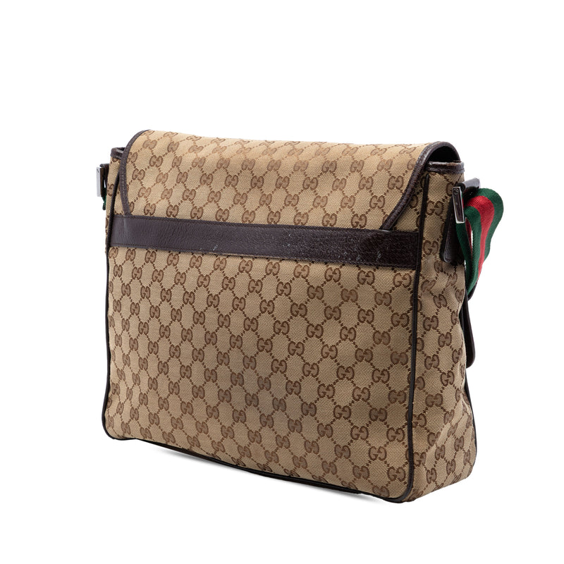 GG Canvas Web Flap Messenger Bag - Image 2