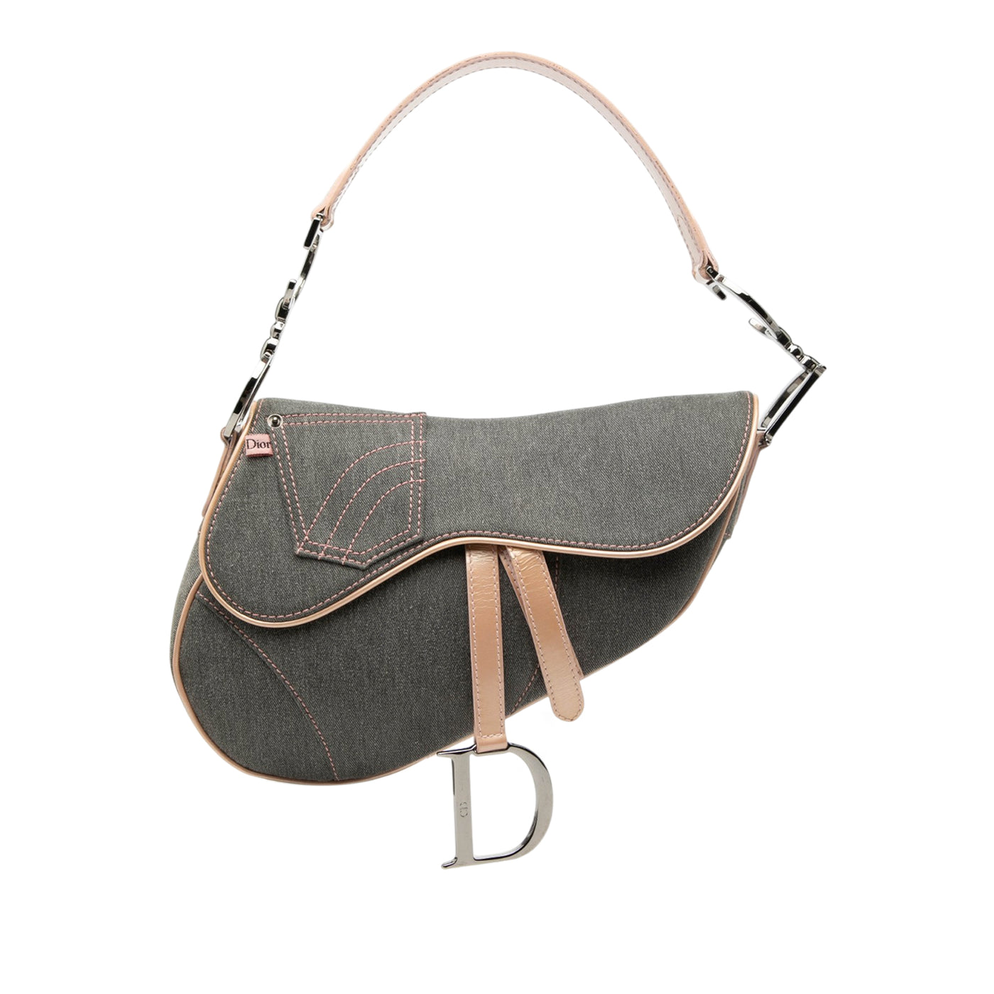 Denim Jean Pocket Saddle Bag - Image 1