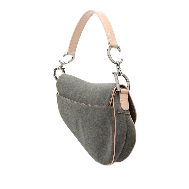 Denim Jean Pocket Saddle Bag - Image 2