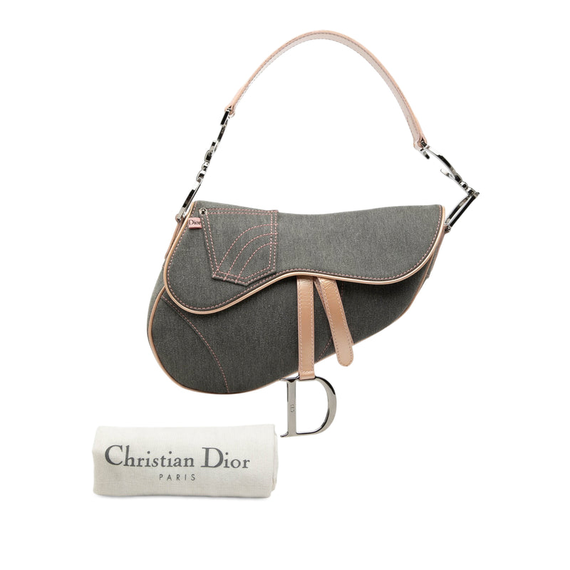 Denim Jean Pocket Saddle Bag - Image 8