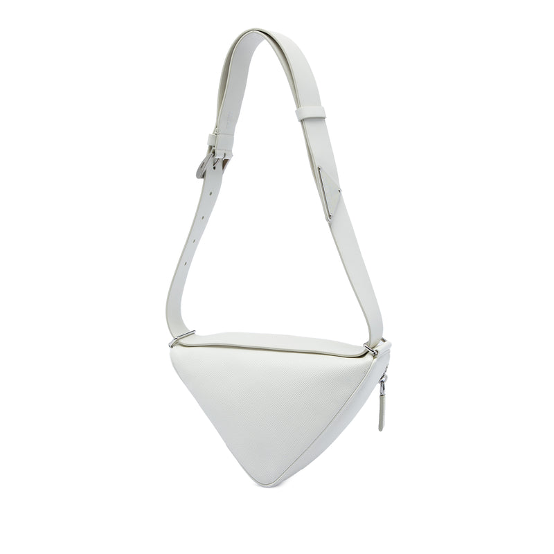 Saffiano Cuir Triangle Convertible Shoulder Bag - Image 2