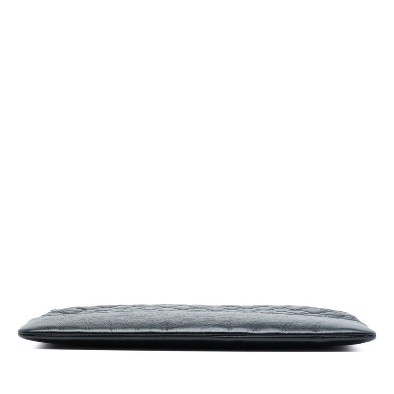 Large Aged Calfskin Gabrielle O Case Clutch - Image 3