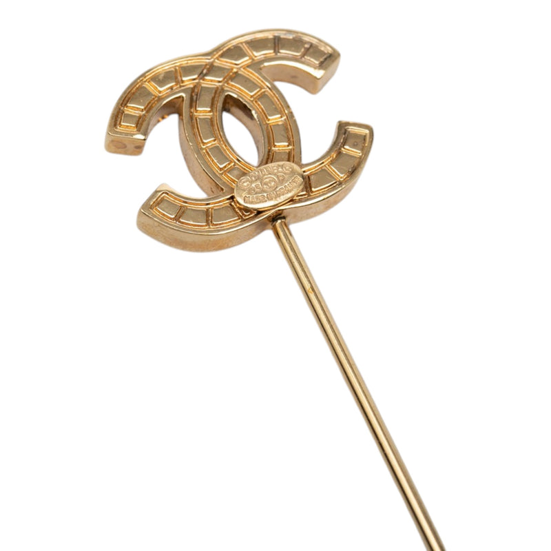CC Gold Plated Pin Brooch - Image 3