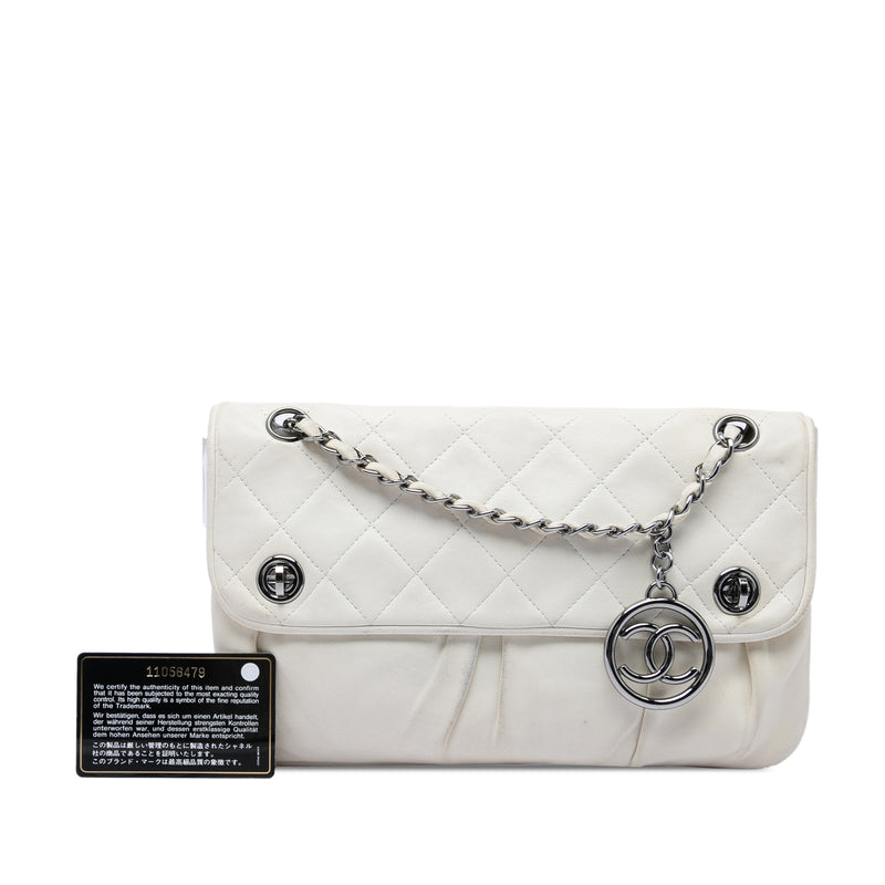 CC Quilted Lambskin Double Turnlock Flap - Image 6