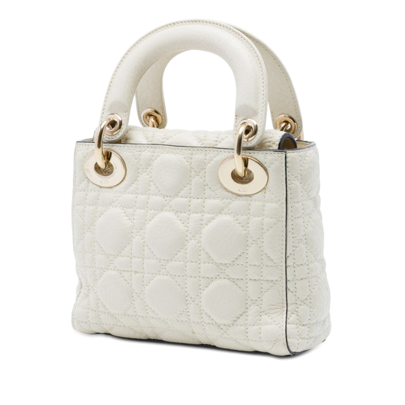 Mini Lambskin Cannage Lady Dior - Image 2
