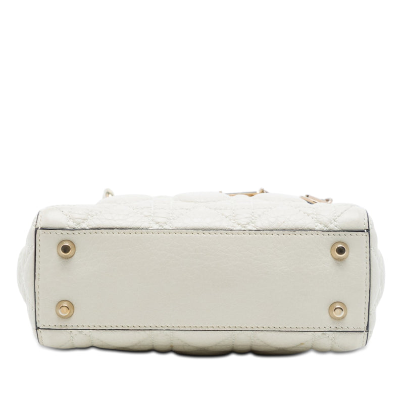 Mini Lambskin Cannage Lady Dior - Image 3