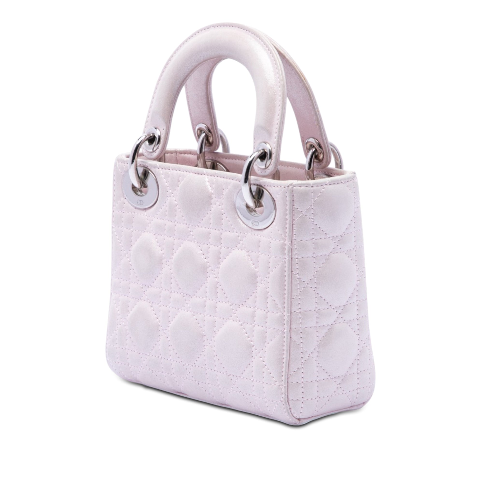 Mini Iridescent Lambskin Cannage Lady Dior - Image 2