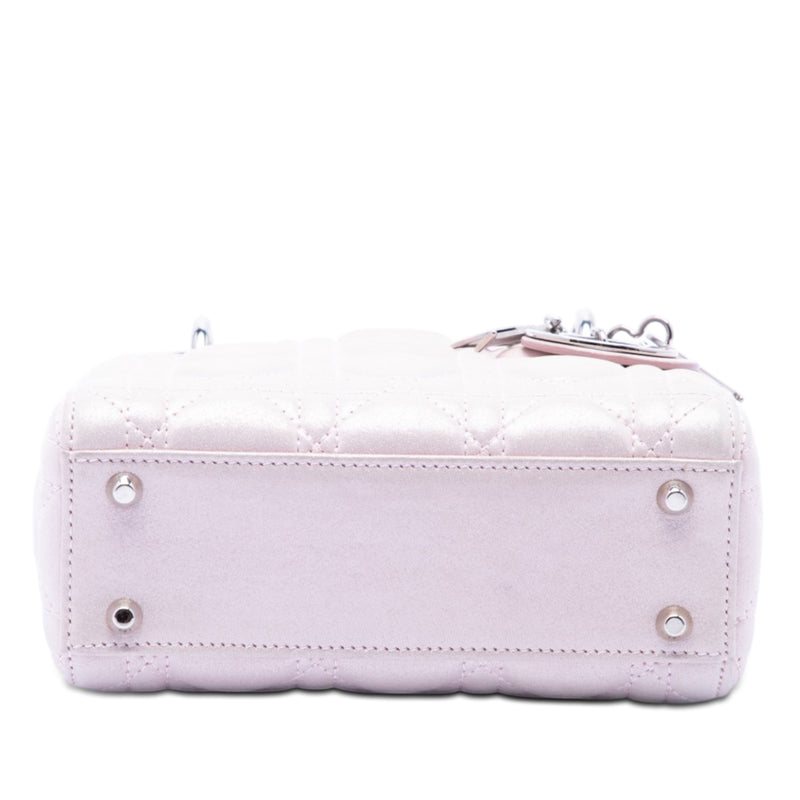 Mini Iridescent Lambskin Cannage Lady Dior - Image 3
