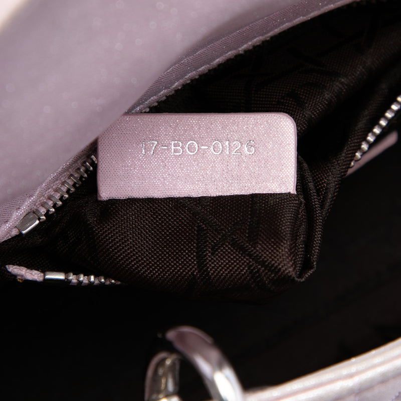 Mini Iridescent Lambskin Cannage Lady Dior - Image 5