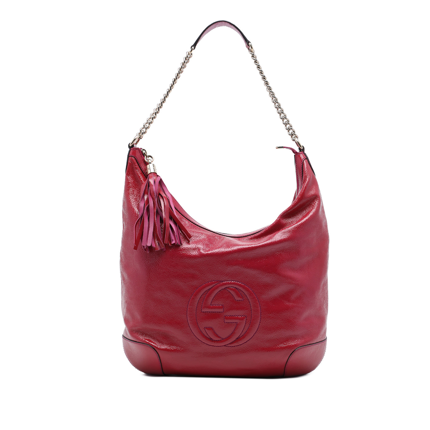 Patent Soho Shoulder Bag - Image 1