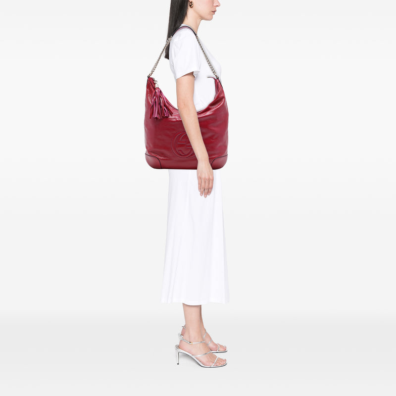 Patent Soho Shoulder Bag - Image 6