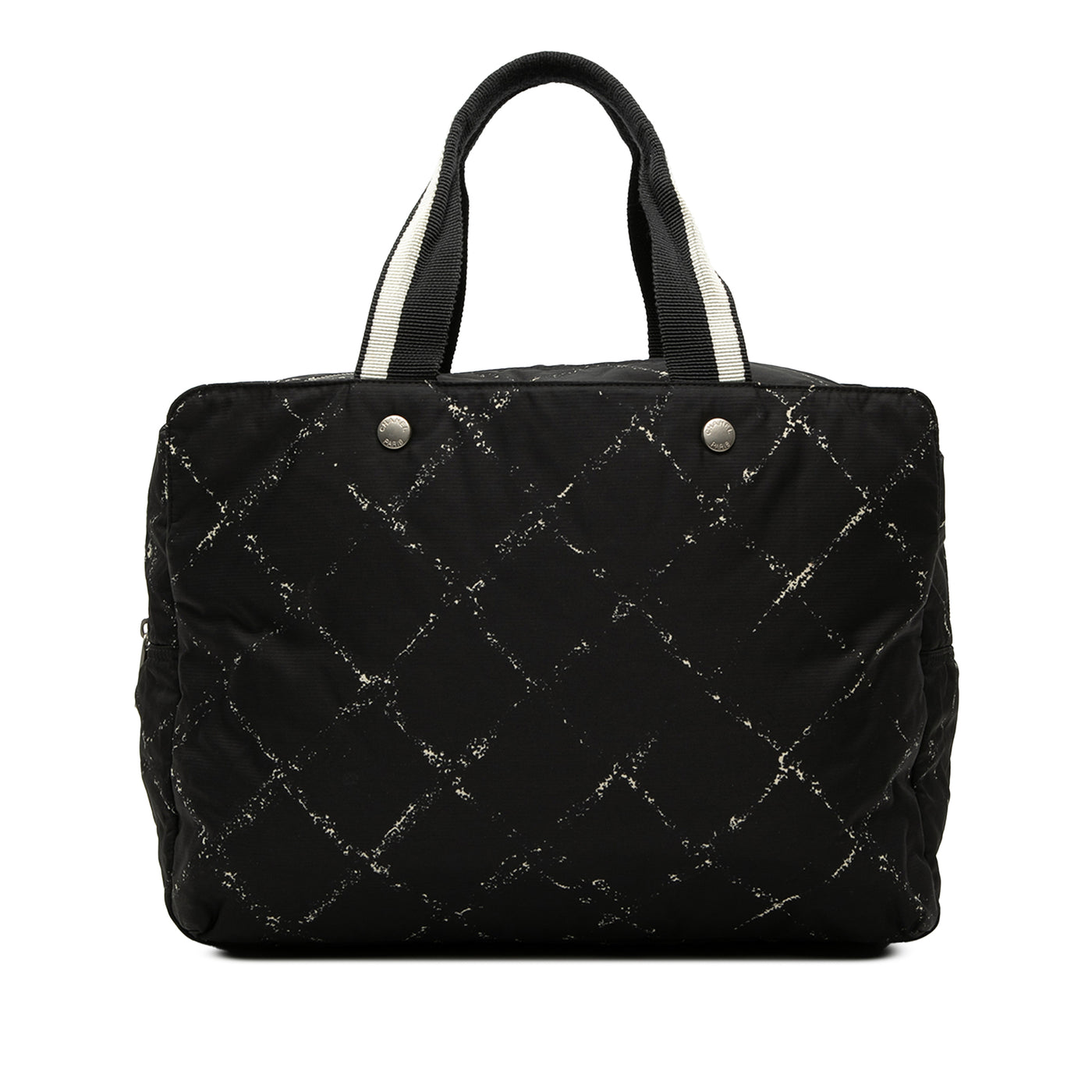 Old Travel Line Nylon Handbag - Image 1