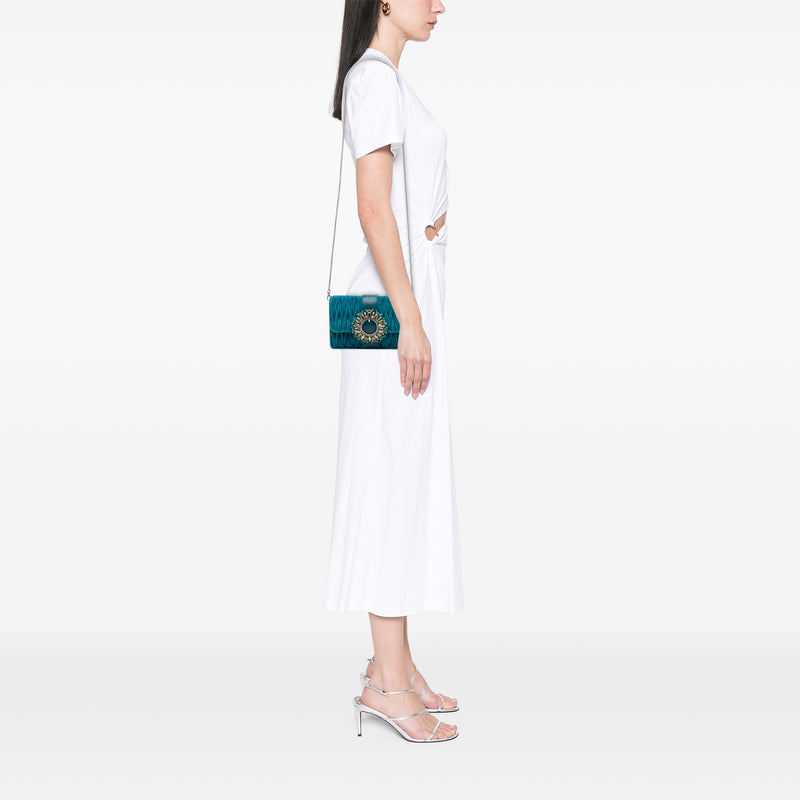 Matelasse Velvet Crystal Embellished Crossbody - Image 6